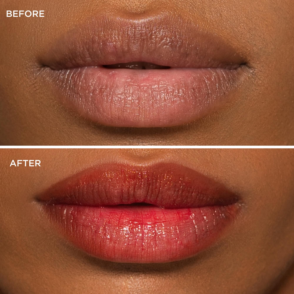 Dr. PAWPAW ORIGINAL BALM swatches on skin showing buildable color and blending ease