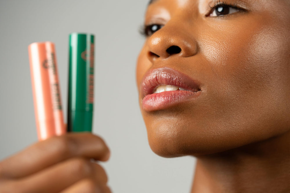 Dr. PawPaw application on lips demonstrating color change and comfortable wear benefit
