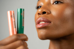 Dr. PawPaw application on lips demonstrating color change and comfortable wear benefit