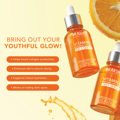 DR.RASHEL serum texture on skin highlighting quick absorption and hydration