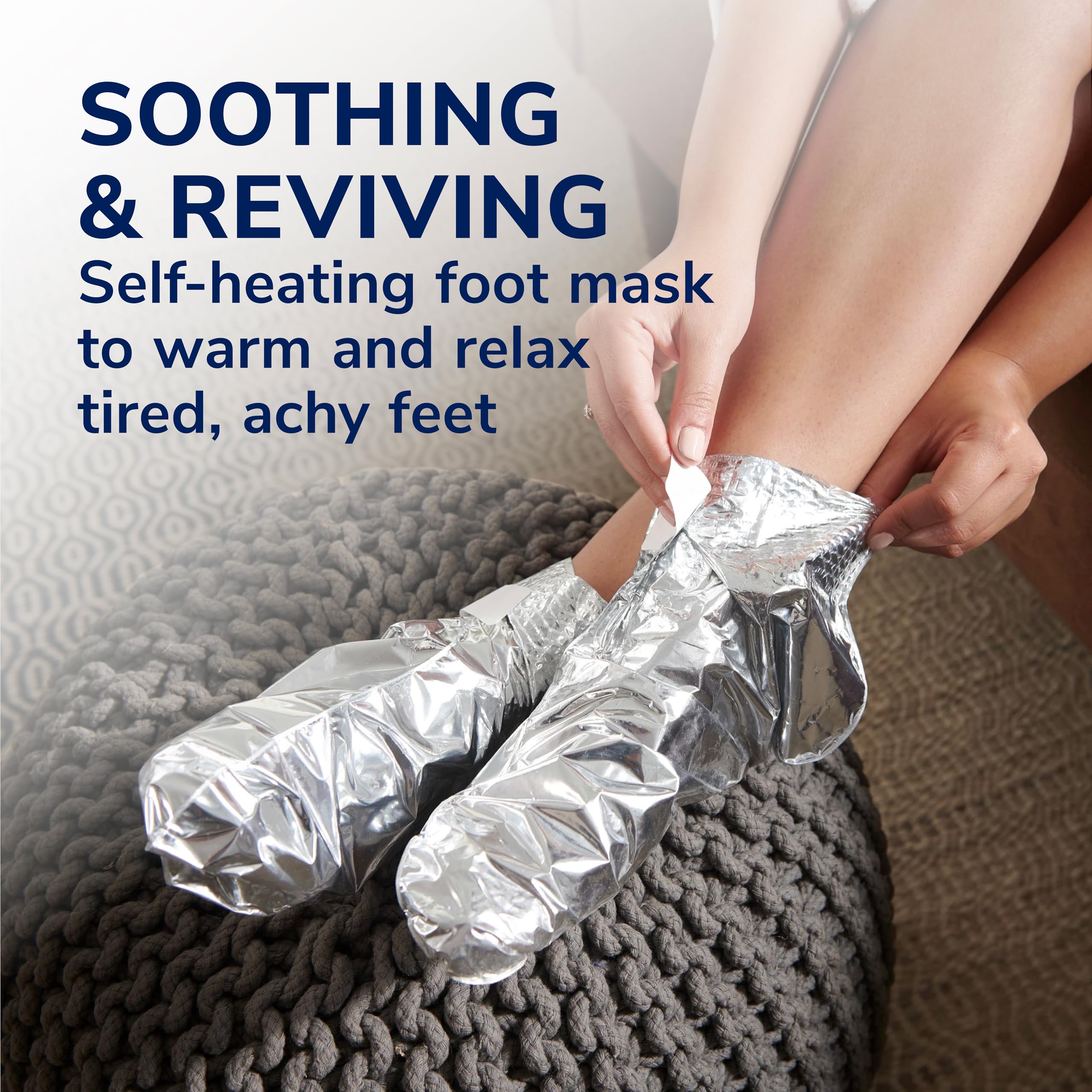 Dr. Scholl's close-up of bootie fabric texture for comfortable fit benefit