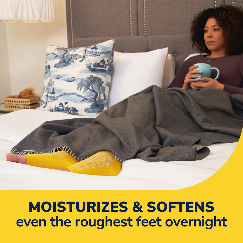 Dr. Scholl's cream texture close-up showing rich formula for deep moisturization