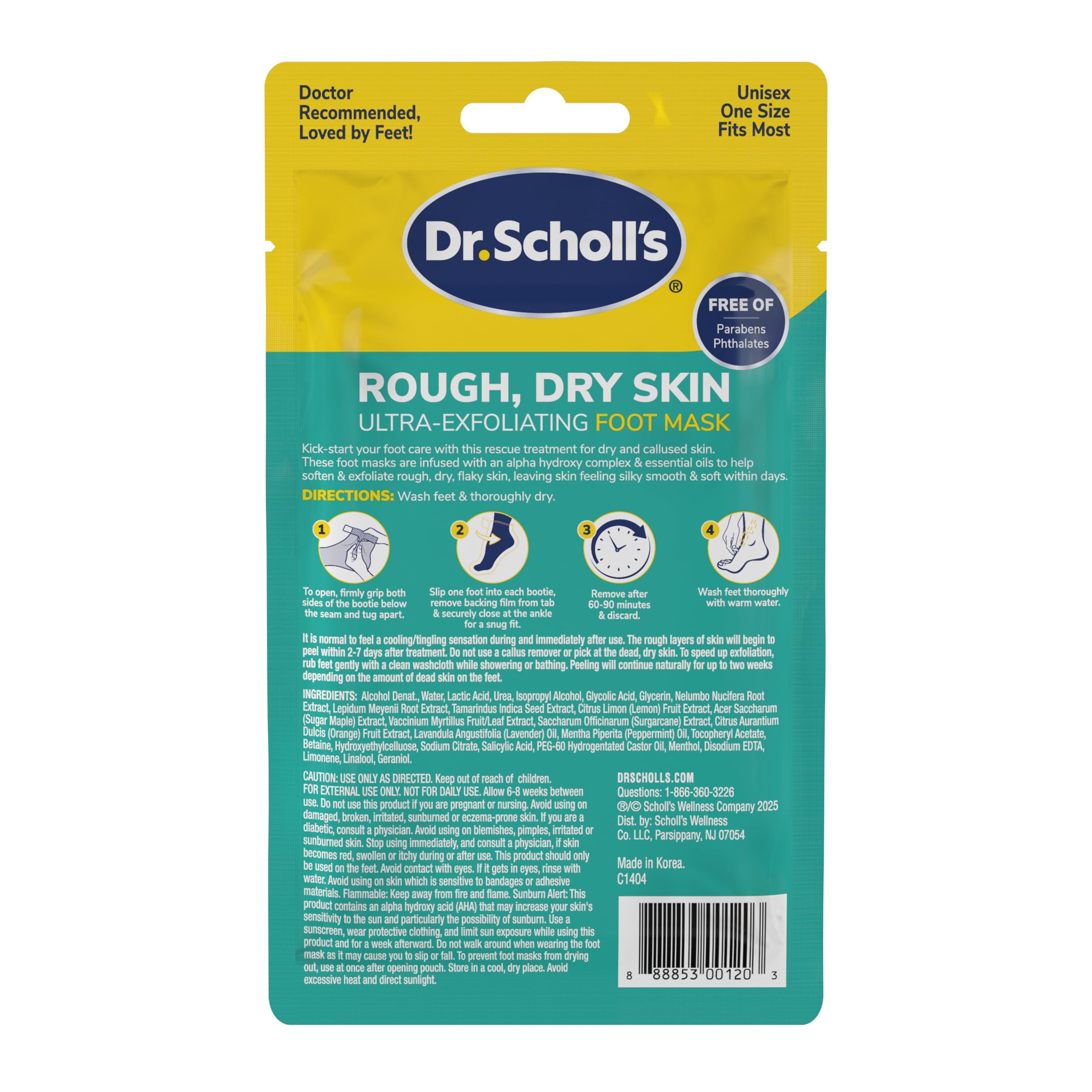 Dr. Scholl's lifestyle scene with relaxed feet after treatment for comfort benefit