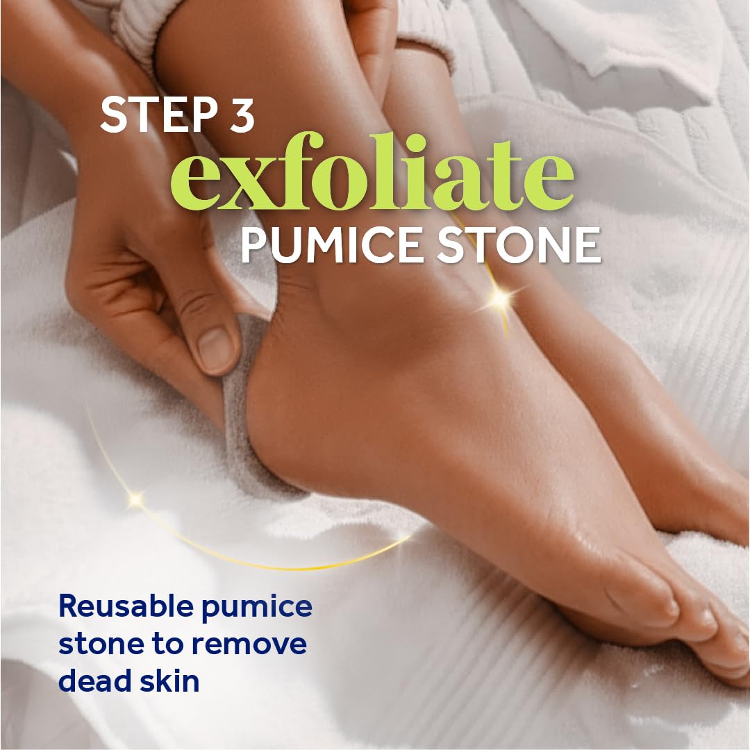 Dr. Scholl's moisturizing cream tube open to show rich formula that hydrates and soothes