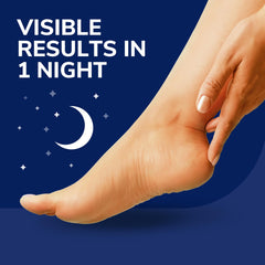 Dr. Scholl's sleeves worn in bed showcasing comfortable, non-sweaty hydration