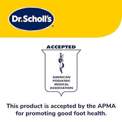 Dr. Scholl's socks next to a ruler and shoe to show low-cut fit and size perspective for accurate selection