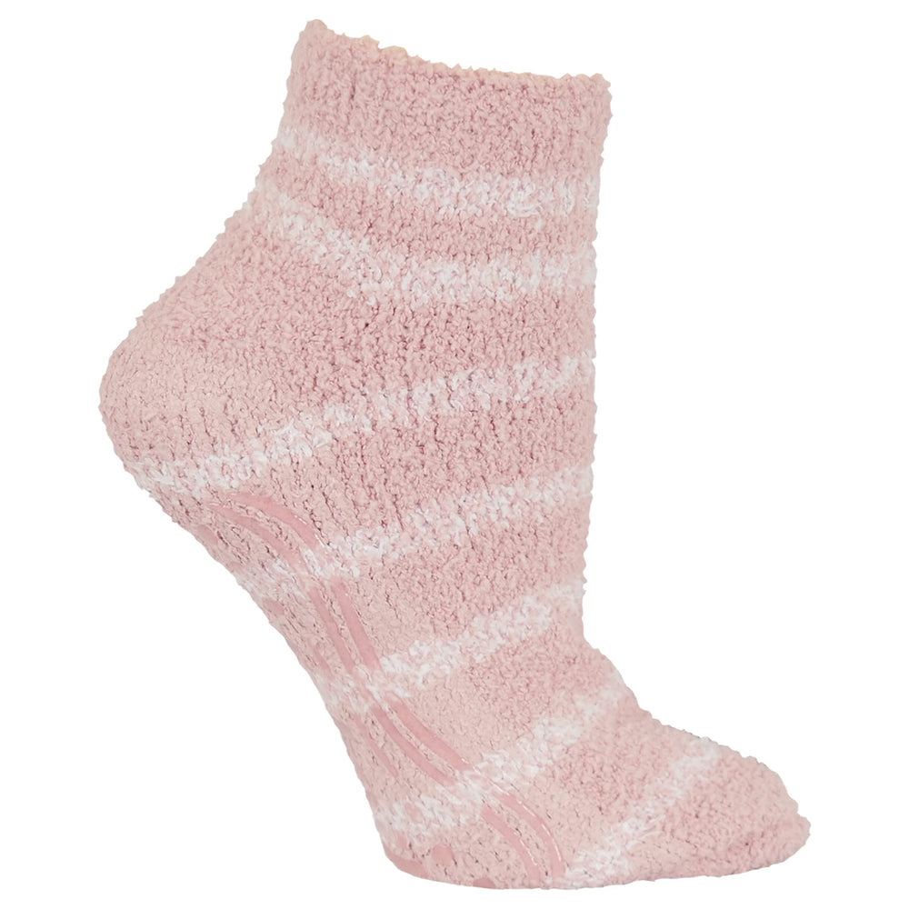Dr. Scholl's front packaging showing three pink spa socks, supports easy selection