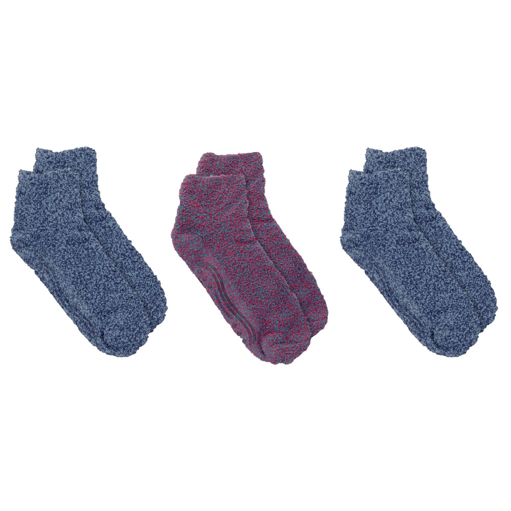 Dr. Scholl's lavender-infused yarn detail highlighting soothing scent and soft texture