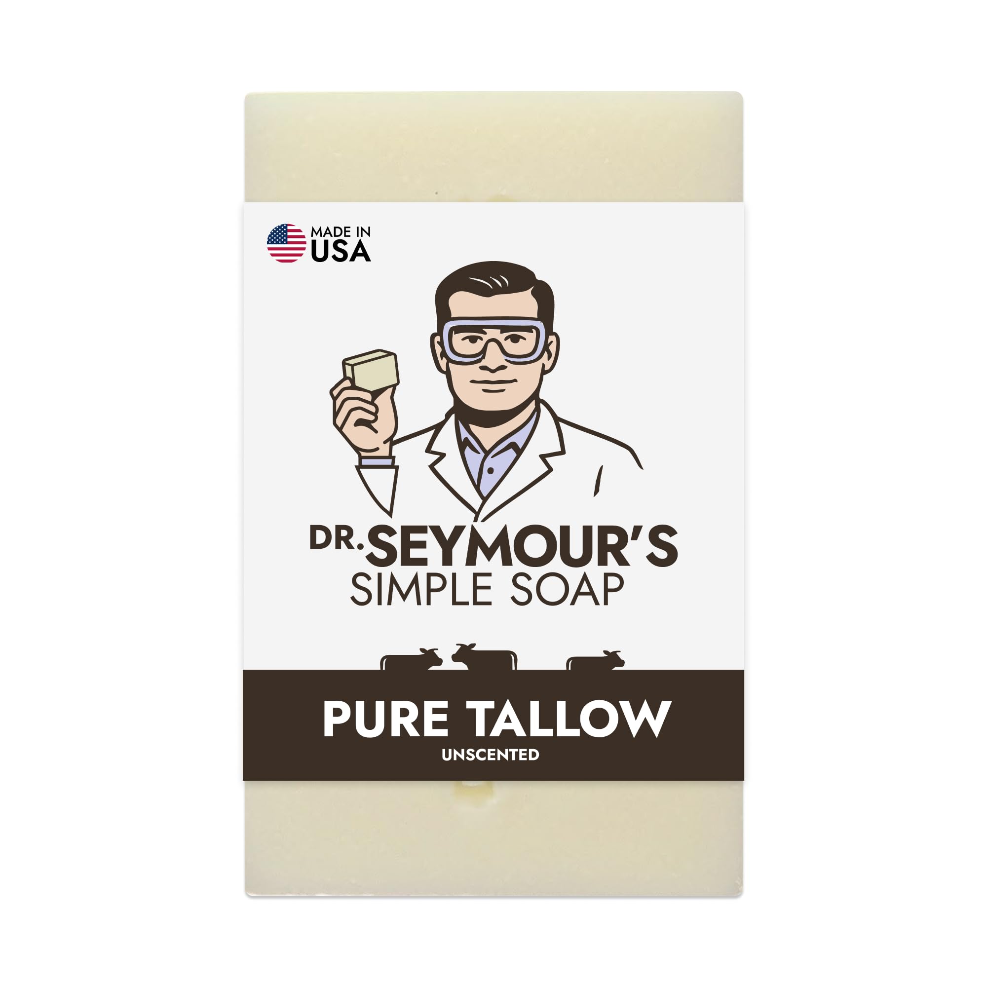 Dr. Seymour's front of packaging showing clean label and minimal ingredients for trust
