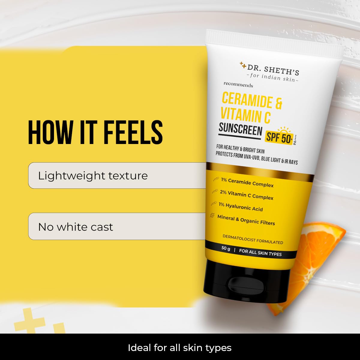 Dr. Sheth's ceramides closeup highlighting barrier strengthening benefit