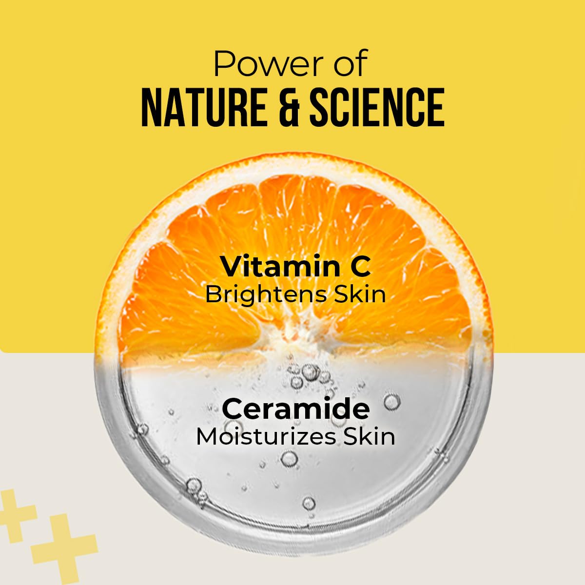 Dr. Sheth's vitamin C ingredient visual indicating brightening benefit