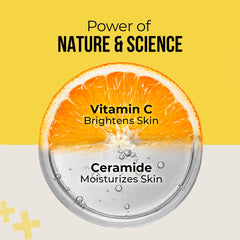 Dr. Sheth's vitamin C ingredient visual indicating brightening benefit