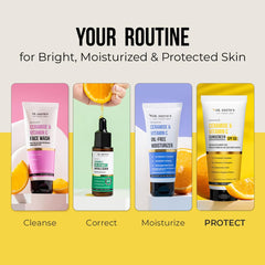 Dr. Sheth's sunscreen used outdoors to emphasize broad-spectrum defense