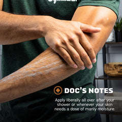 Dr. Squatch on bathroom shelf lifestyle scene for convenient daily use