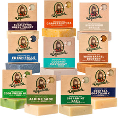 Dr. Squatch front packaging showing 10-pack and scent variety for easy gifting