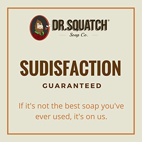 Dr. Squatch rich lather closeup demonstrating creamy foam and gentle cleansing