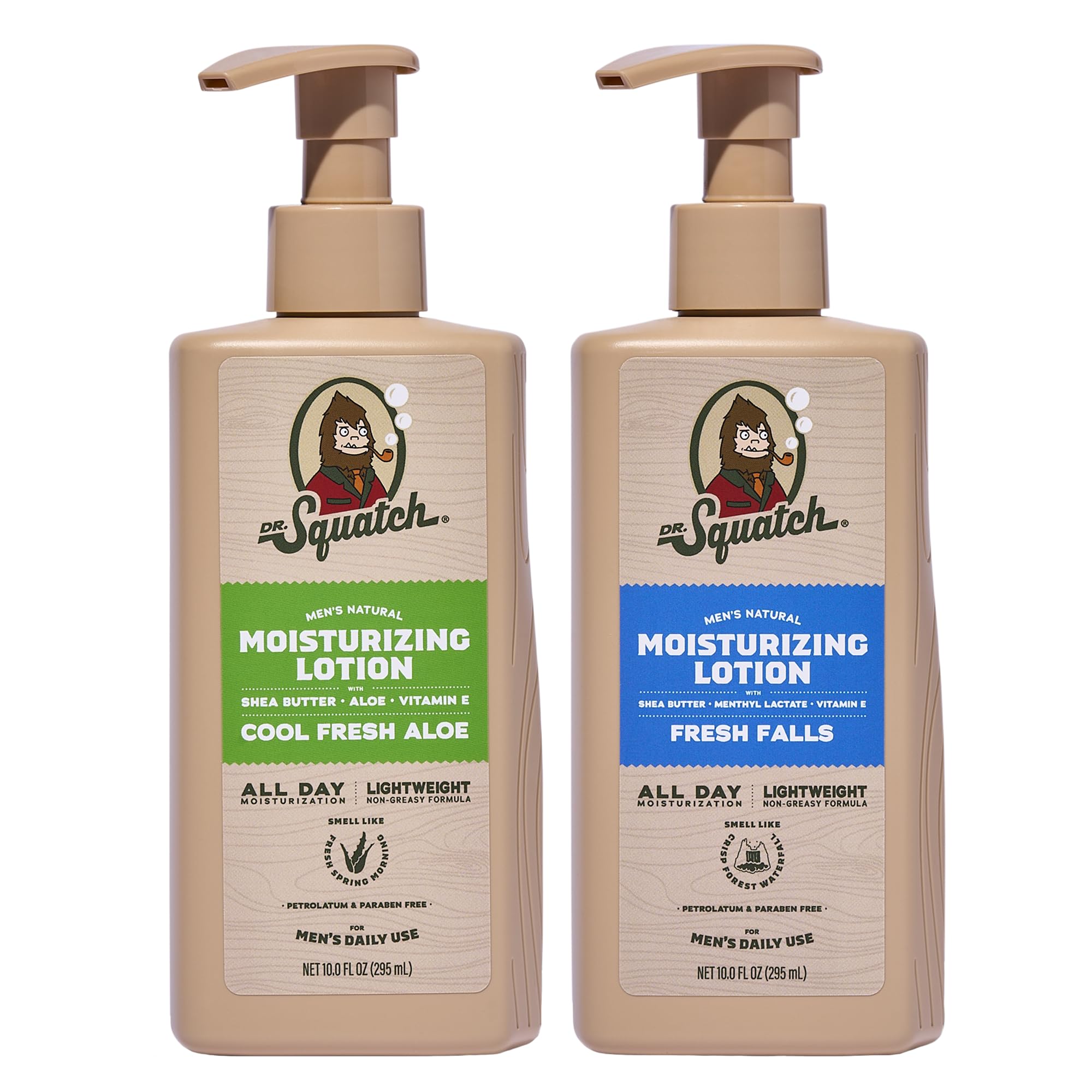Dr. Squatch front packaging showing 2-pack and benefits