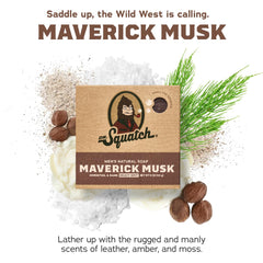 Dr. Squatch close-up of soap texture highlighting creamy lather and natural oils benefit