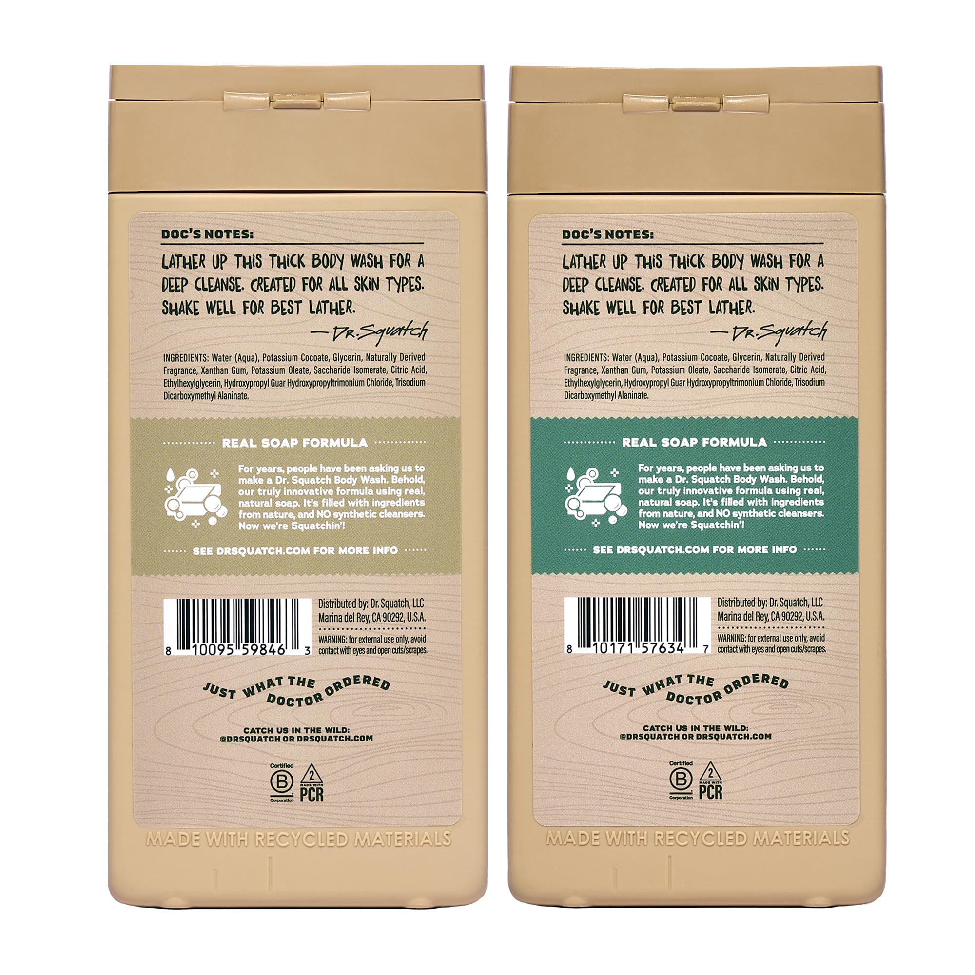 Dr. Squatch Rainforest Rapids lifestyle shot conveying crisp, green scent energy
