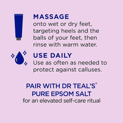 Dr Teal's scrub on bathroom shelf in lifestyle setting for relaxation