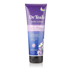 Dr Teal's front bottle image showing label and night lotion benefits