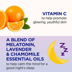 Dr Teal's Sleep Blend bottle closeup showing lavender notes for calming showers