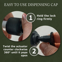 Dr. Woods trimming pump tube with scissors for custom fit benefit