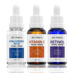 DR.YIMAN serum set front packaging showing trio and benefits