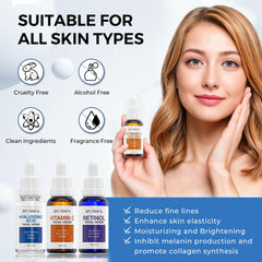 DR.YIMAN Retinol bottle close-up showing smooth application benefit