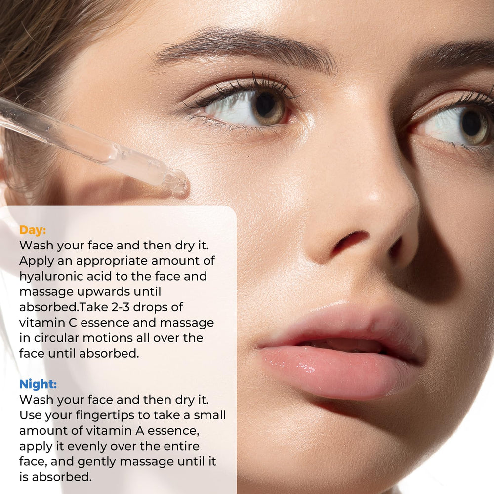 DR.YIMAN serums in hand to show 1 fl oz travel-friendly size