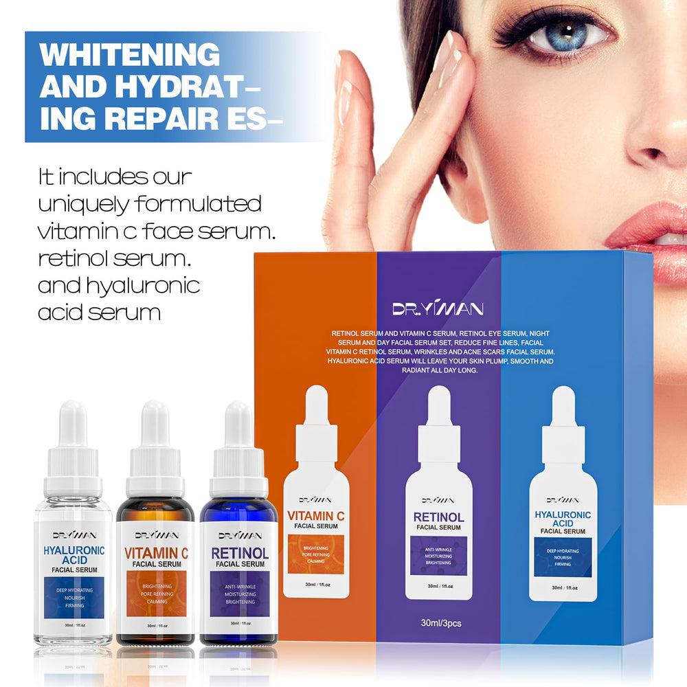 DR.YIMAN Vitamin C serum dropper with brightening glow