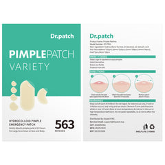 Dr.patch with tea tree and calendula highlighting natural supportive ingredients