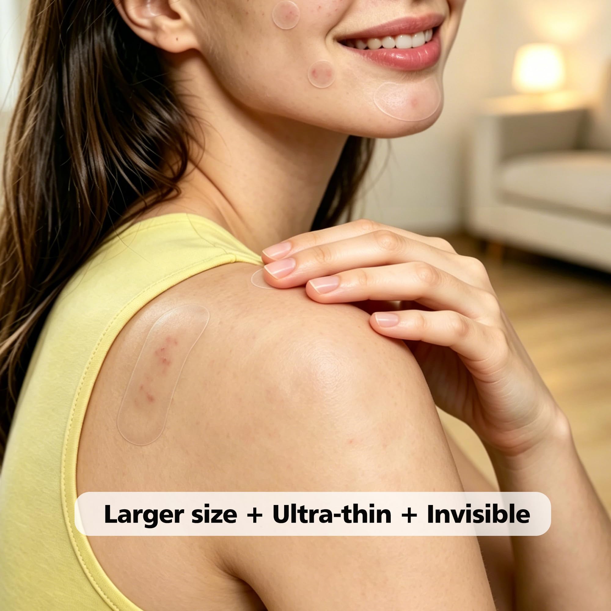 Dr.patch assortment of large and small sizes for precise coverage benefits