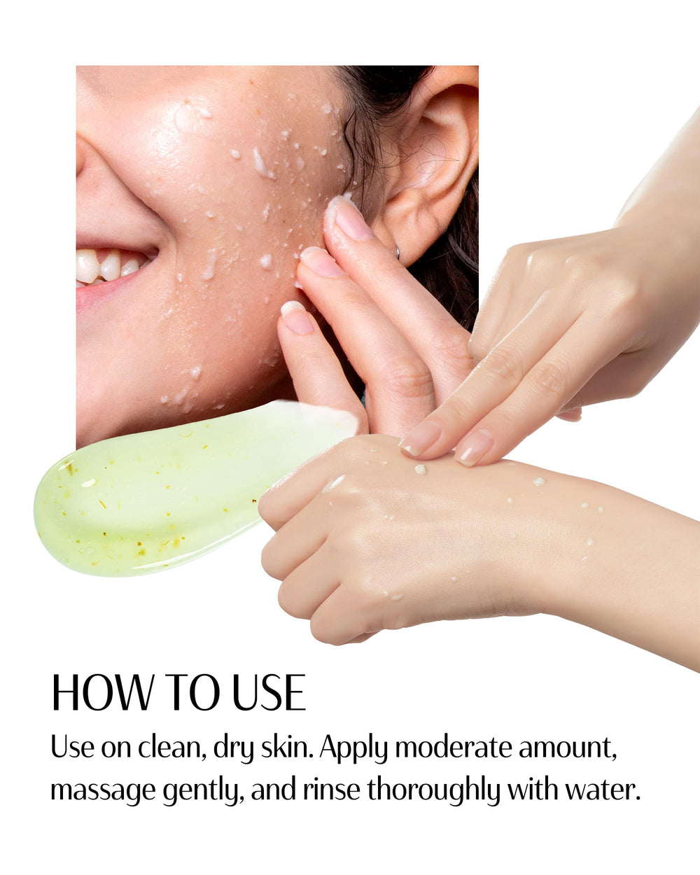 DR.PEPTI lifestyle in bathroom setting prepping skin before makeup application