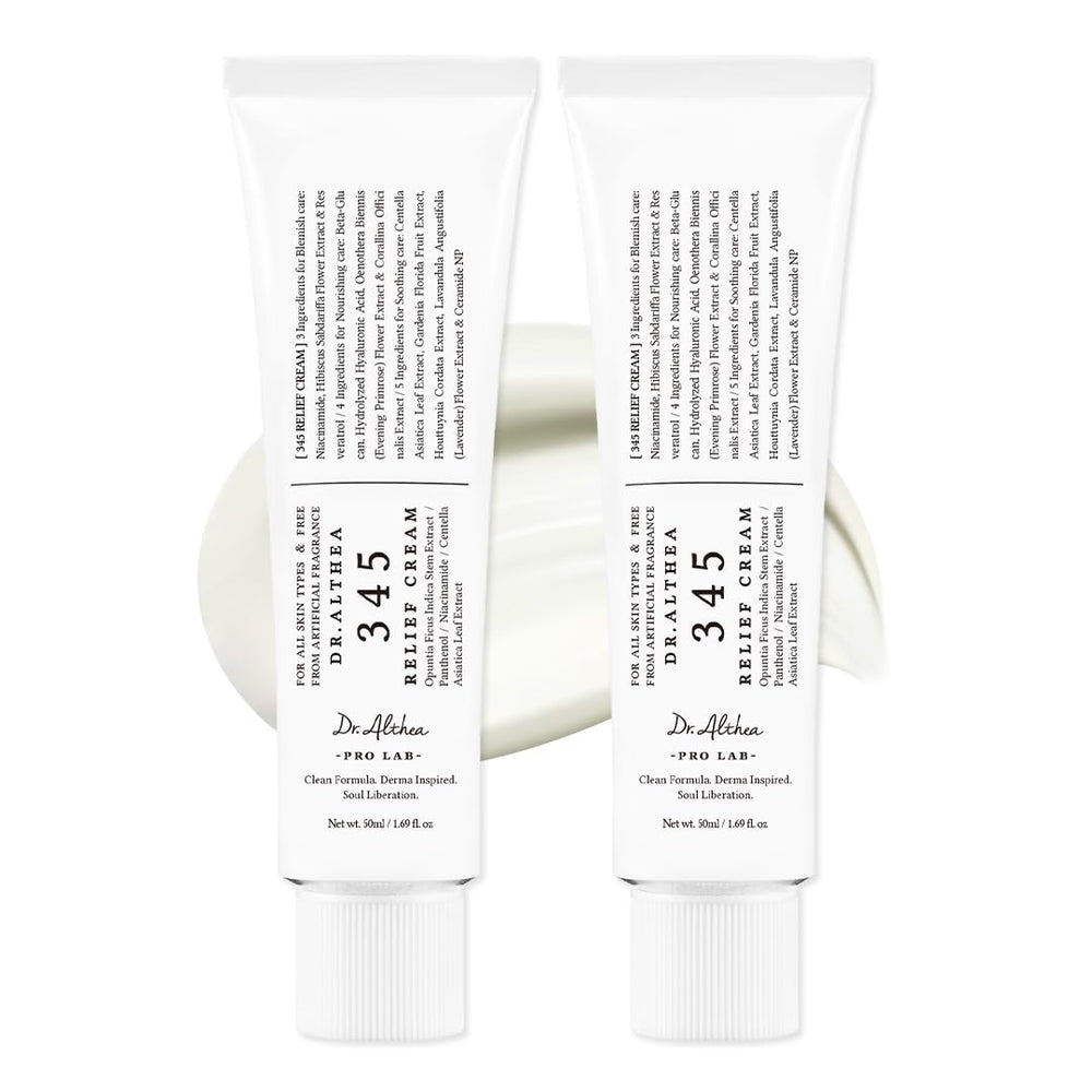 Dr.Althea front packaging showing dual 1.69 fl oz tubs and clear product benefits
