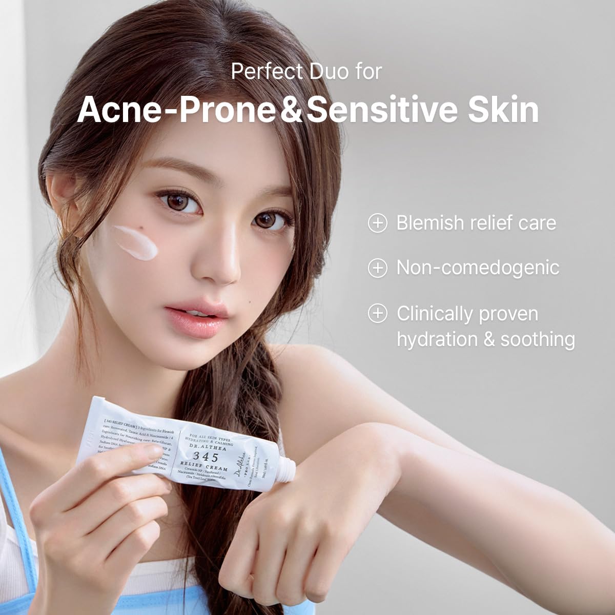 Dr.Althea mist spraying ultra-fine hydration for instant comfort