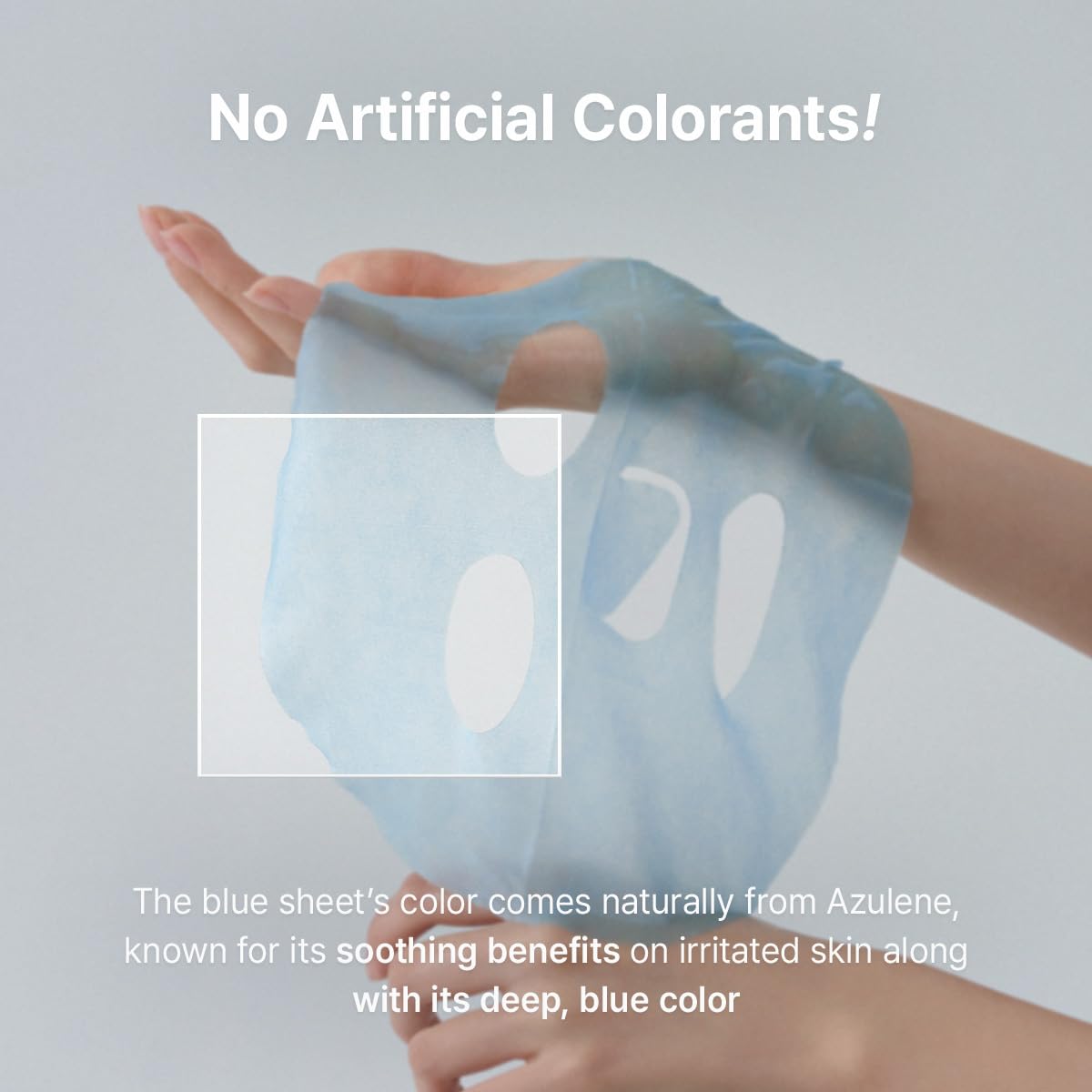 Dr.Althea biodegradable sheet detail emphasizing eco-friendly gentle care