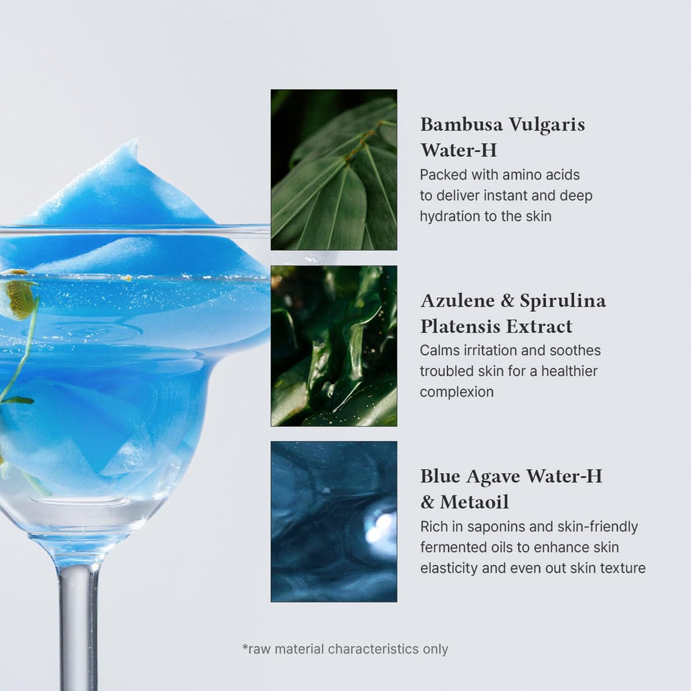 Dr.Althea mask on model demonstrating dewy hydration and reduced puffiness