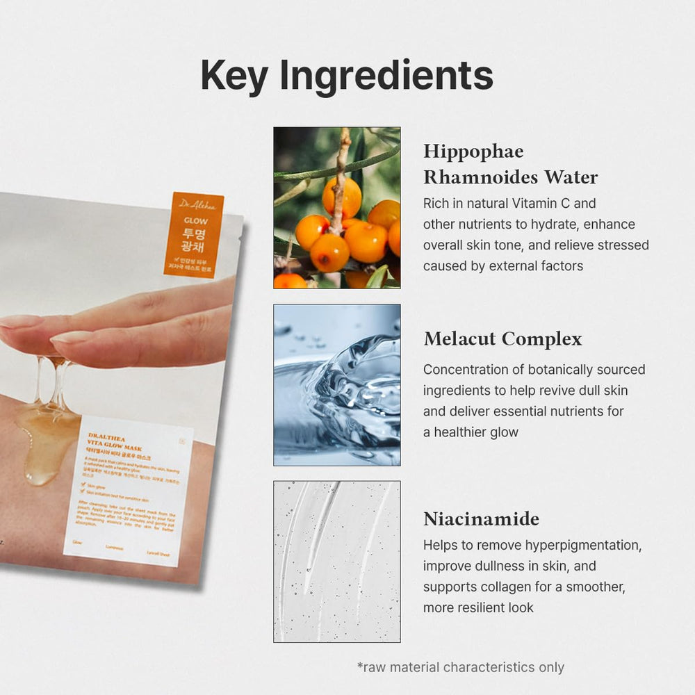Dr.Althea sheet mask applied on face for even-tone results