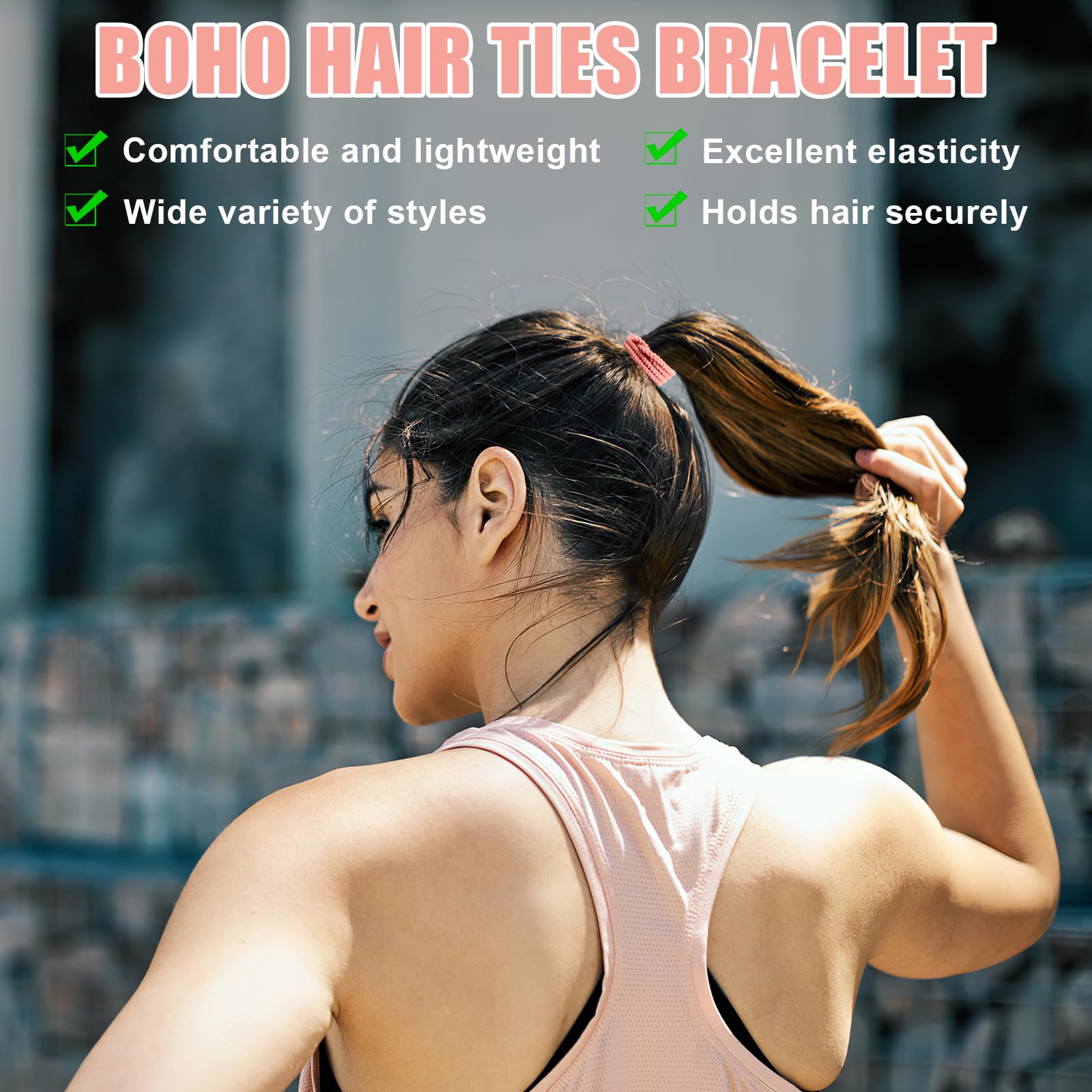 Draupnir securing ponytail demonstrating steady hold and no damage
