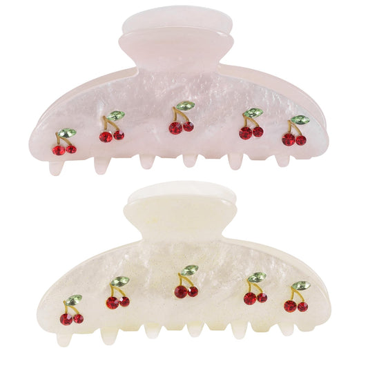 Drealoe cherry clips front packaging showing playful fruit design and pair convenience