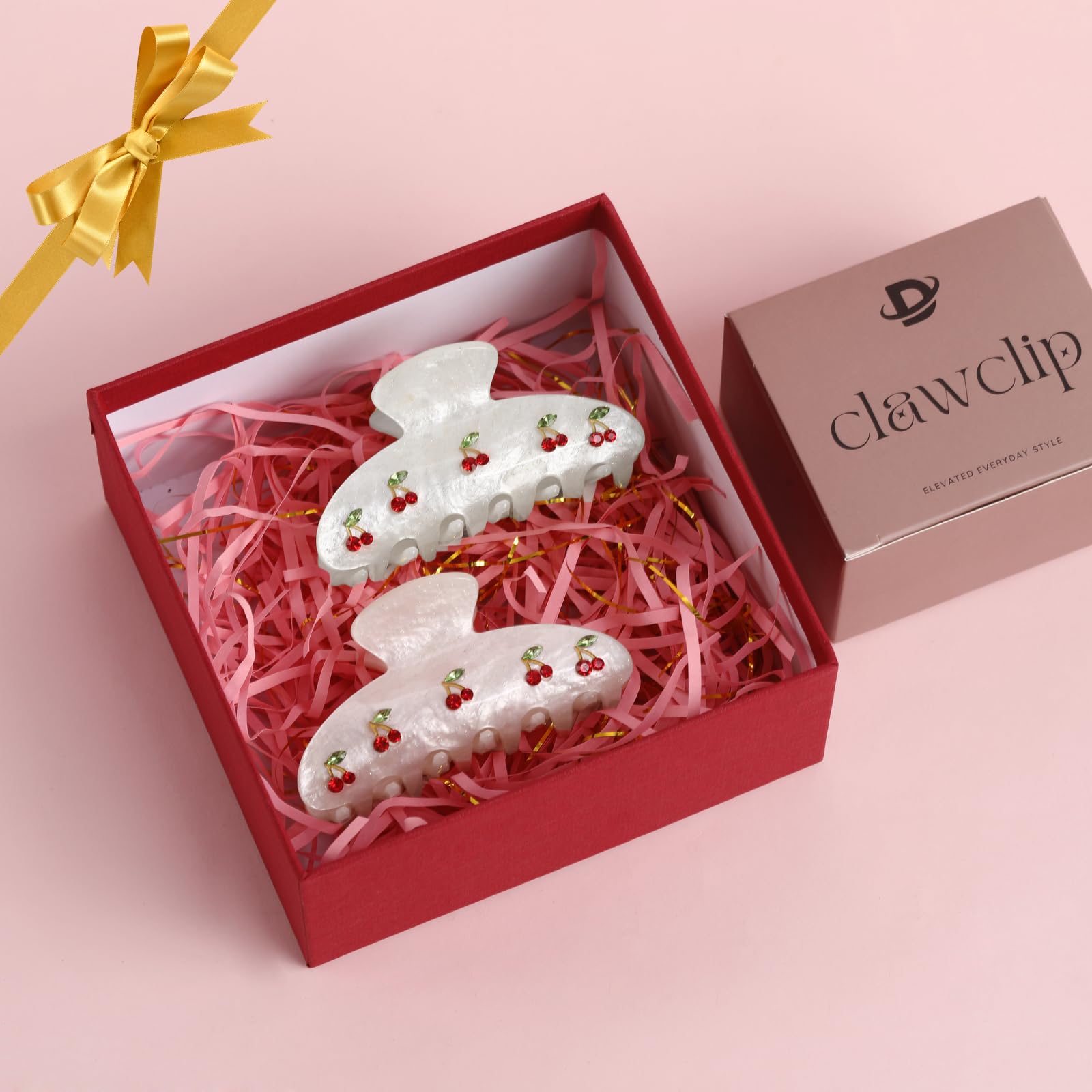 Drealoe cherry clips open spring detail demonstrating durable hinge and consistent hold