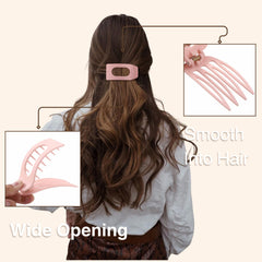Drealoe clip securing half-up hairstyle offering secure all-day hold