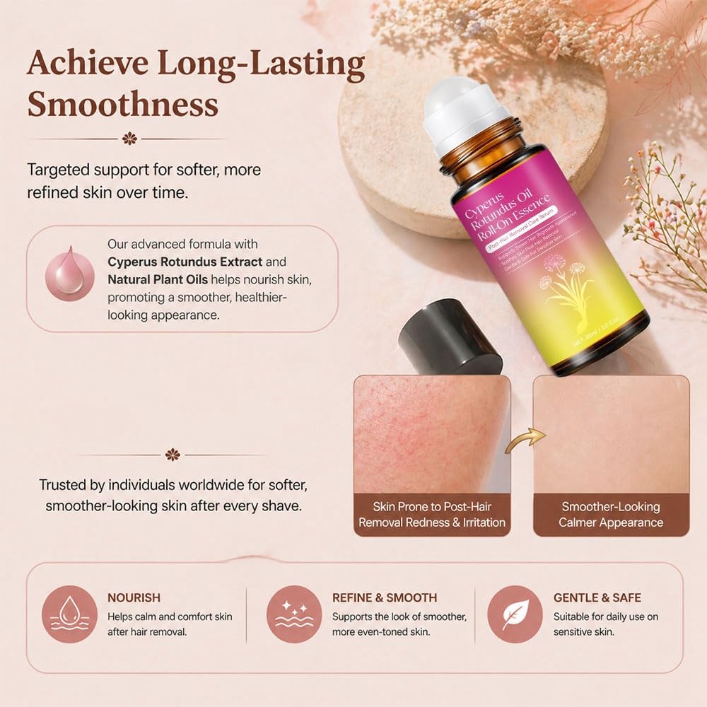 DreamCatching applied to cheek area showing face-safe formula and soothing result