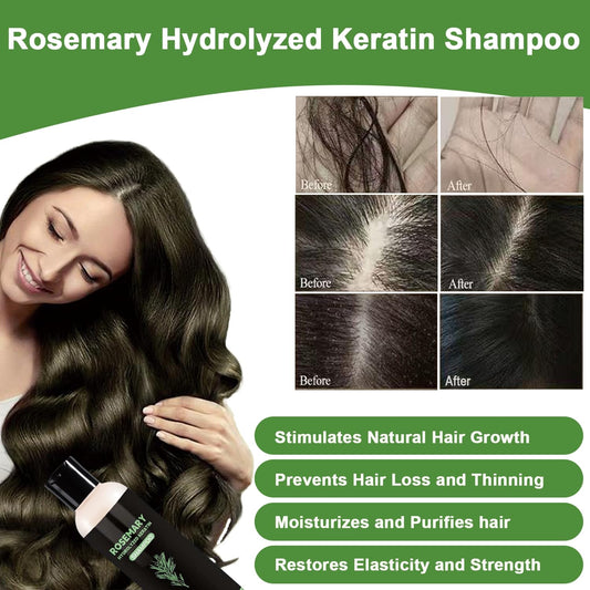 DreamCatching shampoo texture pouring to show hydrating keratin-rich consistency
