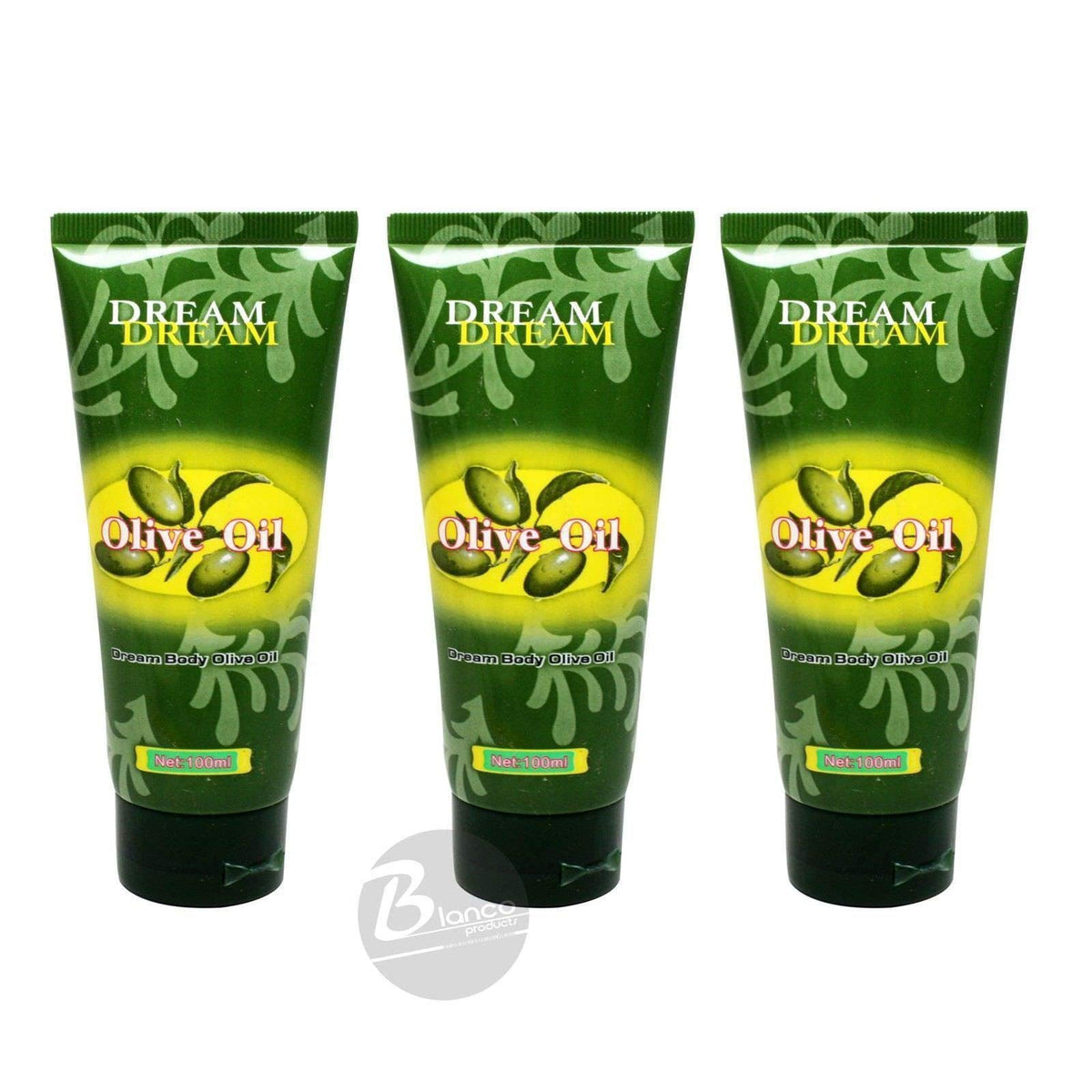 Dreamgirl front packaging showing three 100ml bottles and clear labeling for convenience