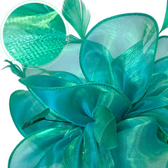 DRESHOW close-up of organza ribbon detail highlighting delicate texture