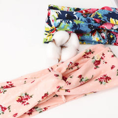 DRESHOW set laid flat showing vintage floral prints and colors