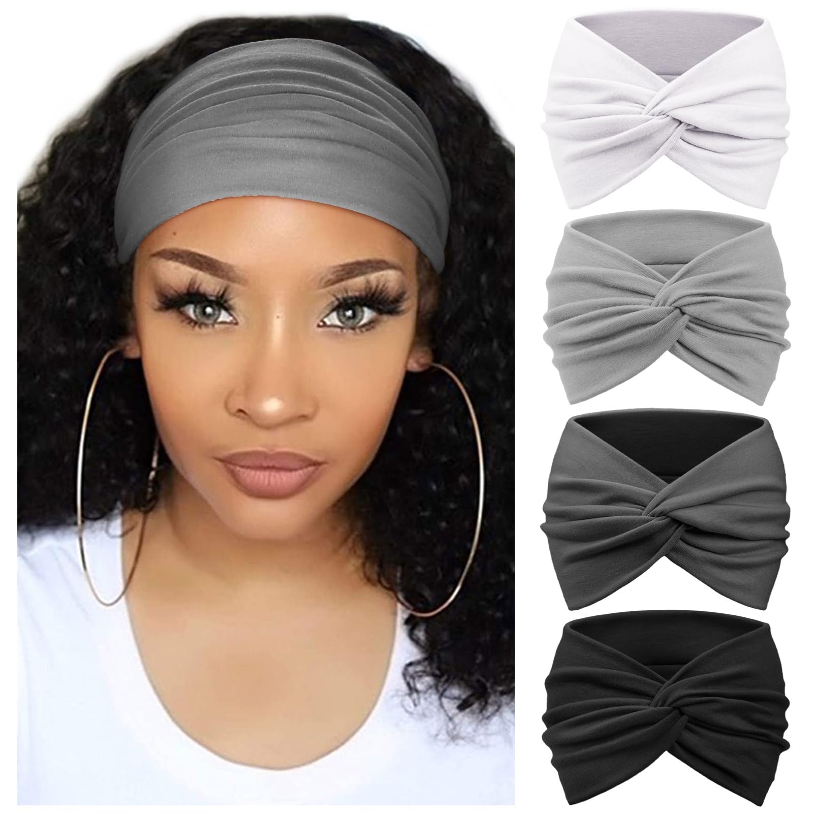 DRESHOW front packaging view showing four headbands and neat presentation