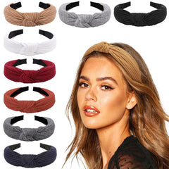 DRESHOW front view of eight headbands showing variety and convenience